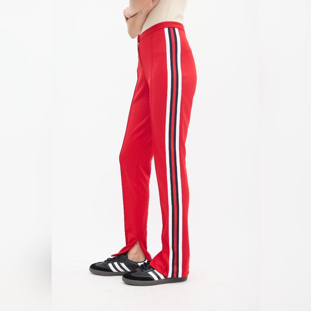 Gucci Webline Side Zip Track Pants Red XS